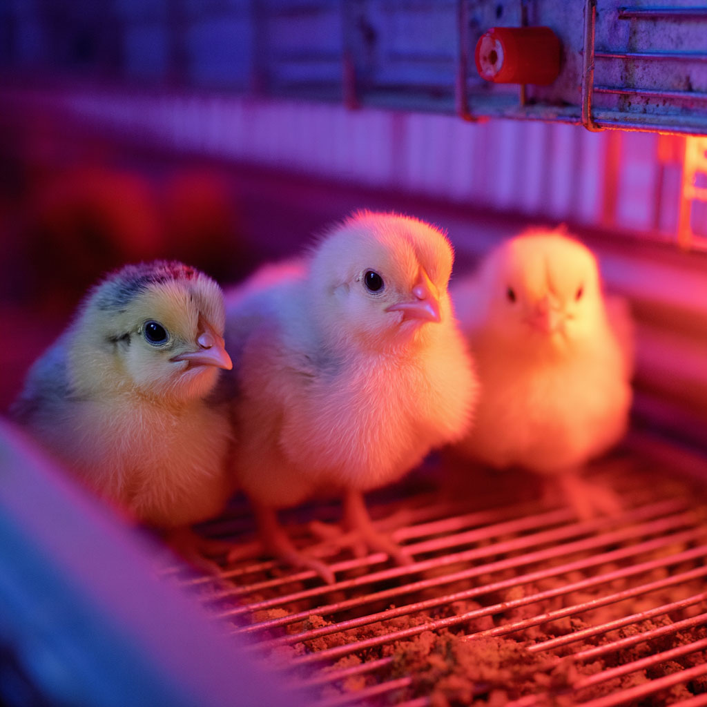 Chicks Brooding
