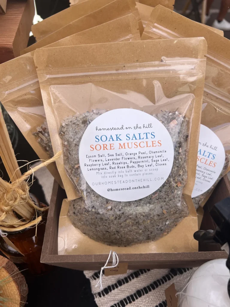 Sore Muscles Soak Salts