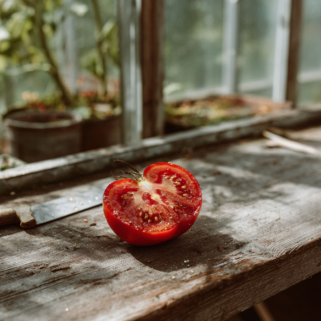 Cut open Tomato