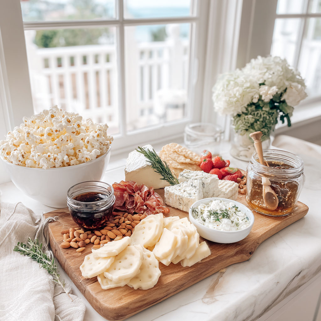 Movie Night Charcuterie Board