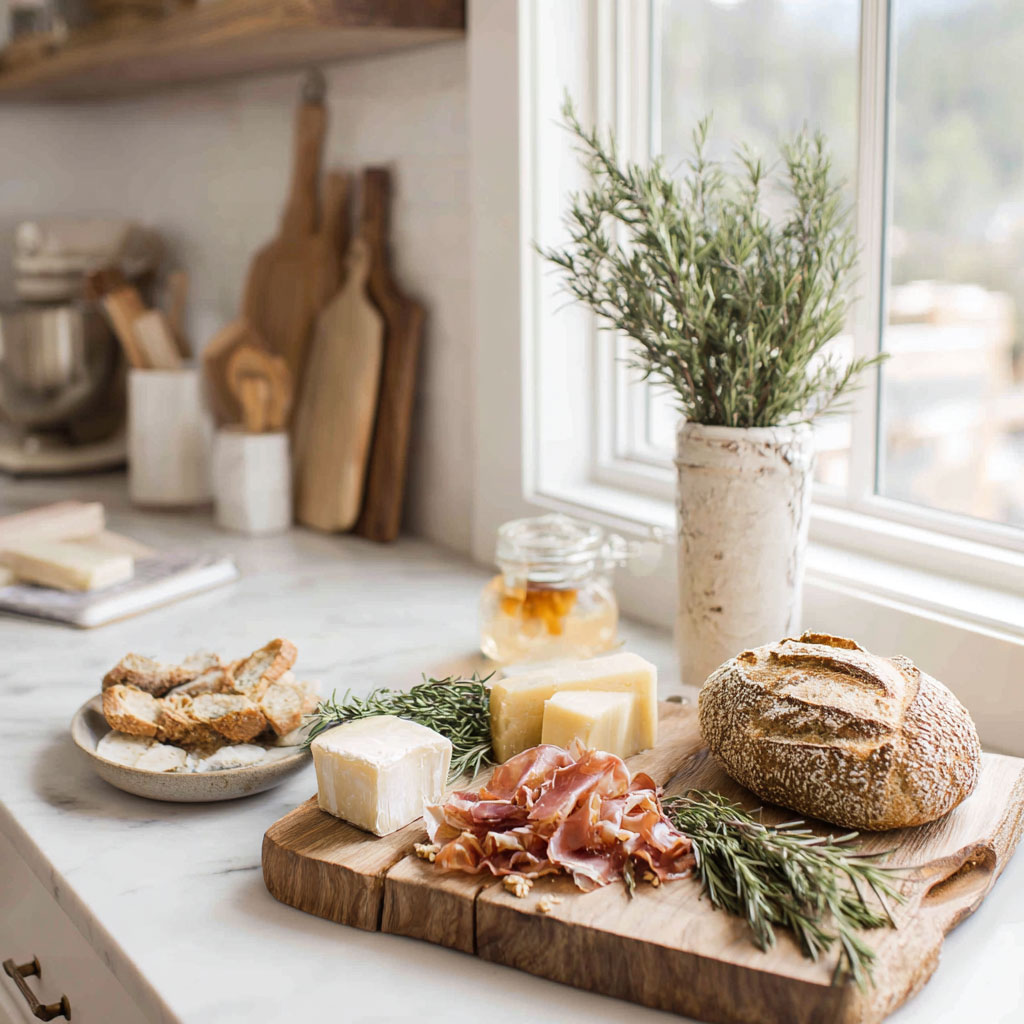 Rustic Farmhouse Charcuterie Board