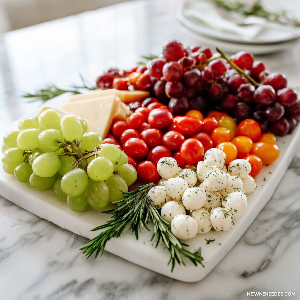 Green and Red Charcuterie Board
